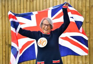 Vicky Turrell from Welshampton, is celebrating her 80th birthday on the 80th anniversary of VE Day.