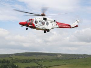 Supporting image for story: Helicopter transfers Covid-19 patient from ‘stretched’ Isle of Wight hospital