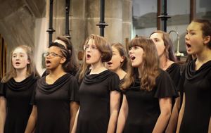 Seattle Girl's Choir at St Collen's Church service 