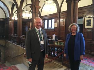 Staffordshire Police, Fire And Crime Commissioner Ben Adams And Deputy PFCC Helen Fisher.