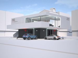 Supporting image for story: Audi launches premium electric vehicle charging lounge experiment