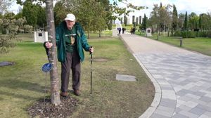 Bill Redston at the National Memorial Arboretum.