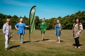 Cedar, based in Shrewsbury have received a Queens Voluntary Service Award for their work. From left are, Marion Dakin, Dr Judith Wester, Nicky Kent, Anna Wilde and Hannah Davies.