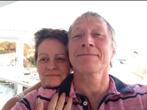 Supporting image for story: Photo released of husband and wife killed in A41 motorbike crash with tractor
