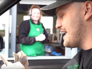 Supporting image for story: Have a nice day! Telford Youtube star tips Shropshire baristas hundreds of pounds