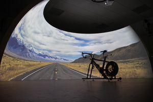 The firm's custom 210 degree system at the University of Brighton