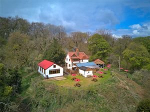 The house and land is up for sale for around £650,000