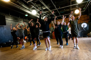 Bethan-Wyn Davies, Oliver Ormson and ensemble. Photo by Graeme Braidwood