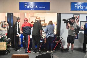 The return of Firkins to the new West Bromwich Indoor Market Hall was enthusiastically met by those keen to buy their favourites