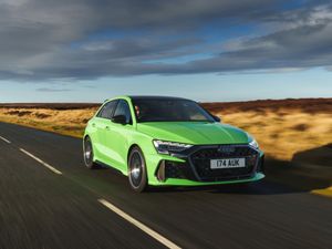 Supporting image for story: UK drive: Audi’s five-cylinder RS3 hot hatchback is a dying breed