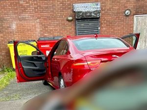 Supporting image for story: Disqualified driver arrested after police spot Jaguar on cloned plates in Coseley