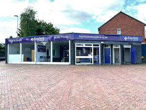 The former car showroom at Lyth Hill