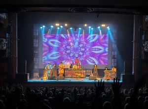 Eye-catching lighting effects in the show.