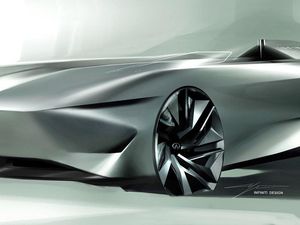 Supporting image for story: Infiniti points toward electrified future with prototype vehicle