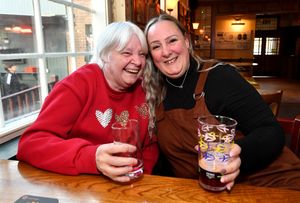 Jean O'Toole and Lisa Taffs are part of the family feel at the pub