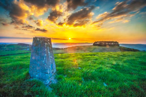 One of Mr Bishop's pictures of Bromlow Callow near Minsterley.