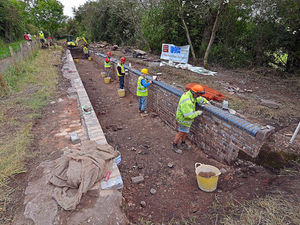 Supporting image for story: Shropshire canal stretch could be filled with water in a year