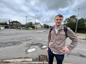 Alec Sandiford at Windmill Roundabout - by LDR, with permission for use by all LDRS partners