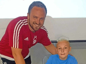 Supporting image for story: Brandon Bird flying with Forest chance