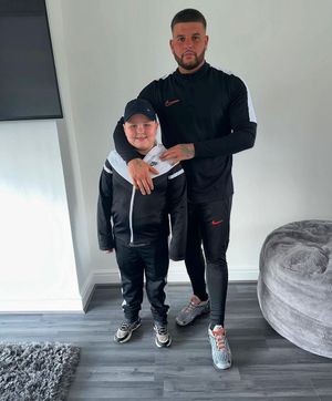 Leighton and his dad, Jake 