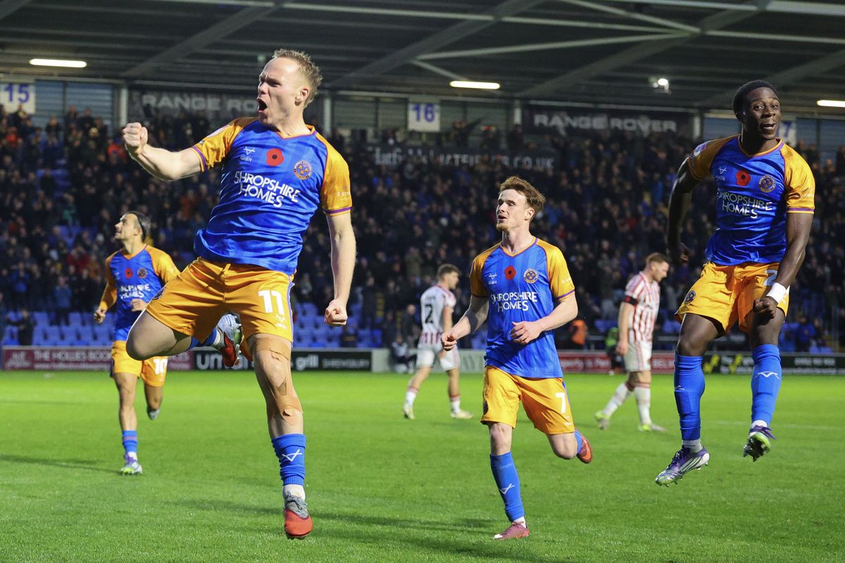 Shrewsbury 1 Notts County 0: Scully stunner hands Salop vital victory over basement boys