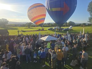 Hot air balloons filled the skies over St Martins on Monday evening (September 23) as the village came together for a fundraising event in aid of St Martins School