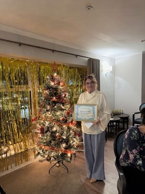 Colleague at HC-One’s Foley Grange Care Home’s Staff Award Ceremony