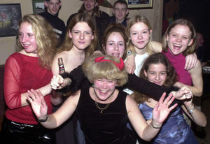 This lot had a devilish time at The Shrewsbury Arms in Albrighton one New Year's Eve