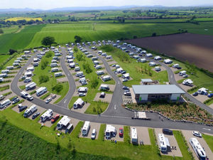 The Love2Stay resort at Emstrey, Shrewsbury.