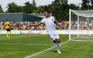 Helder Costa enjoying his first full pre-season as a Wolves player. (AMA)