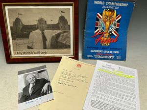 World Cup Final programme & ephemera. Picture: Cuttlestones Auctioneers & Valuers