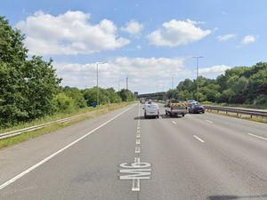 Supporting image for story: M6 lanes close overnight as M6 vehicle catches fire