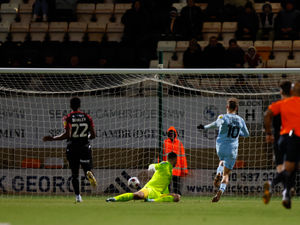 Supporting image for story: Shrewsbury players rally around Chey Dunkley after costly Cambridge mistake