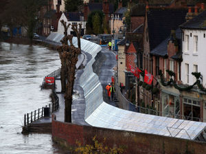 Supporting image for story: Christmas Eve flood warnings for Shropshire after another night of heavy rain