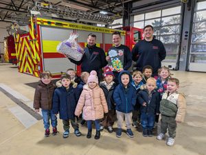 Sharing Kindness with Hereford & Worcester Fire and Rescue Service.