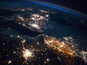 Supporting image for story: The top pictures astronauts took of Earth in 2017