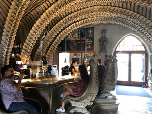 Alien bar in Gruyere