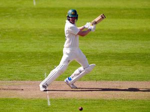Nottinghamshire’s Jack Haynes batting during day one of the Rothesay County Championship match against Essex at Trent Bridge