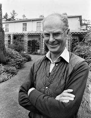 Lionel Jebb outside The Lyth, which was also the childhood home of his illustrious great aunt Eglantyne Jebb. 