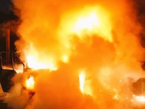 Supporting image for story: Bloxwich van torched in arson attack