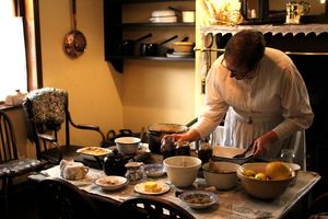 Inside the doctor's house at Blists Hill Victorian Town