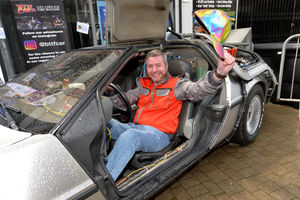 Orbit volunteer John Abbott fulfils a lifelong ambition getting behind the wheel of the iconic car.