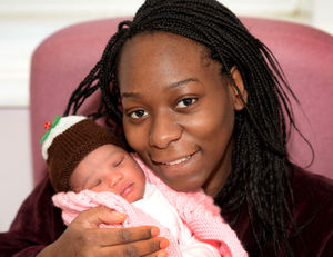 Francesca Lucinda Stewart and mother Shantelle