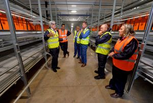 Guests were given a tour of the site  