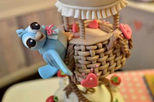 One of the works of art at Funky Fairy Cake Stop in Bridgtown