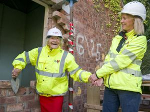 Supporting image for story: I feel they’re watching me – Pride of Wren aged 100 as she visits old barracks