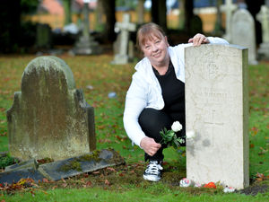Supporting image for story: Woman spruces up Staffordshire war grave after starting own business