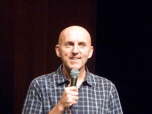 Lee Hurst smashed a phone at one of his gigs