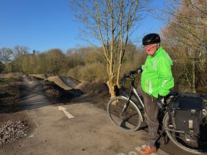 Supporting image for story: Redeveloped bike 'pump track' opened in Shrewsbury