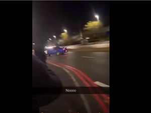 Supporting image for story: Watch: Horrifying moment car ploughs into pedestrians and kills teenagers in Oldbury